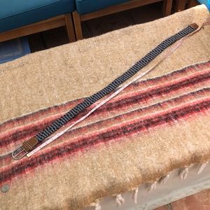 Accessories - Cotton and leather belt Accessories - Cotton and leather belt